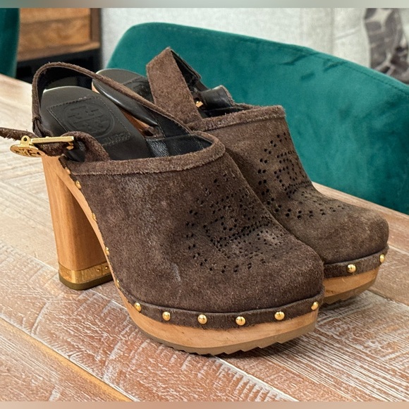 Tory Burch block heel Clogs - Picture 3 of 12